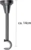 MDEKOR Deckenträger 1-läufig Antik Stahl Deckenhalter mit Produktbild-Vorschau 3