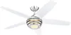 Globo Lighting stropní ventilátor kovový nikl matný, Náhled obrázku produktu 4