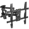 A black TV wall mount is shown against a white background. Podgląd zdjęcia produktu