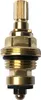 A close-up studio shot of a brass plumbing valve stem. Anteprima dell’immagine prodotto