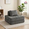 Fauteuil-lit 2 en 1 HOMCOM, canapé-lit pliable avec Voir les images du produit 2
