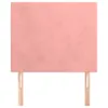 The Living Store Kopfteile 2 Stk. Rosa 80x5x78/88 cm Samt Produktbild-Vorschau 4