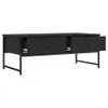 Table basse noir 101x49x39,5 cm bois d'ingénierie Voir les images du produit 5