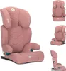 A collage of images showing a pink child car seat from different angles. Náhled obrázku produktu