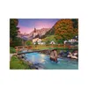 Puzzle 2000 pezzi Tramonto a Ramsau Castorland 200801 Anteprima dell’immagine prodotto 2