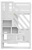 Flieks Etagenbetten 90x200cm mit Schreibtisch und Stauraum, Produktbild-Vorschau 9