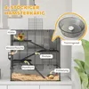 PawHut Hamsterkäfig für Zwerghamster, 4-stufig Nagerkäfig Produktbild-Vorschau 5