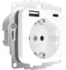 2USB 2U-449368 Schutzkontakt-Steckdose erhöhter Produktbild-Vorschau 1