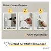 PiuPet® Klebehaken für Katzennetz ohne Bohren I Katzennetz Produktbild-Vorschau 5