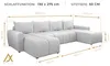 AX LIVING Ecksofas groß Ferrande 317 cm – Sofa beige mit Produktbild-Vorschau 7