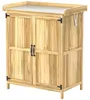 Casetta da giardino Outsunny in legno, casetta per attrezzi Anteprima dell’immagine prodotto 1