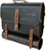 A black and copper mailbox designed to look like a vintage school satchel. Produktbild-Vorschau