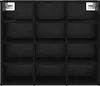 vidaXL Scarpiera con ripiano in rovere nero 77,5 x 30 x 67 Anteprima dell’immagine prodotto 5