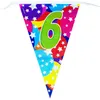 Goodymax® 6. Geburtstag Wimpelkette "Bubbles" 6,8 m lang Produktbild-Vorschau 2