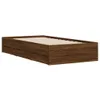 The Living Store Bettgestell mit Schubladen Braun Produktbild-Vorschau 4