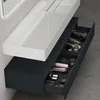 doporro Mobile Bagno Sospeso 150cm Antracite Opaco con Anteprima dell’immagine prodotto 5