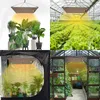 A collage of images showing LED grow lights in different settings, including a studio setup with plants, a greenhouse, and a grow tent. Náhľad obrázku produktu