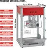 SucceBuy Popcornmaschine, 1440 W Popcornmaschine, Produktbild-Vorschau 7