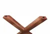 Esstisch Akazie nussbaumfarben 200x100 cm X-Holzgestell Produktbild-Vorschau 6