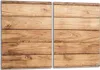 Glasschutzplatte für Herd 2x40x52 Holz Produktbild-Vorschau 1