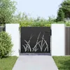 vidaXL Gartentor Schwarz 85 x 100 cm Pulverbeschichteter Produktbild-Vorschau 3