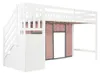 Hoogslaper voor kinderen met LED-verlichting, trap met Productafbeelding-voorbeeld 20