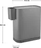 SVITA MLT2X30 Mülleimer Treteimer 60l 2 Fächer mit Deckel Produktbild-Vorschau 7