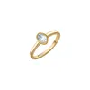V Ring 375/- Gold gelb 054 (17,2) Zirkonia weiß 274370029-2 Produktbild-Vorschau 2