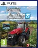 The image is a product packaging for the video game Farming Simulator 22 for PlayStation 5. It features a red tractor in a rural setting with fields and sheep. Náhled obrázku produktu