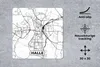 MuchoWow® Mauspad Mousepad Halle - Karte - Stadtplan 30x30 Produktbild-Vorschau 2