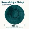 IvoQ Pelech pre psa Donut - Pelech pre mačku - Mäkký plyš - Náhľad obrázku produktu 5