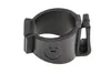 A black plastic clamp with a logo on a white background. Produktbild-Vorschau