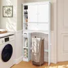 COSTWAY Armoire de toilette avec 3 portes & étagères Voir les images du produit 2