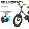 HILAND 14 Zoll Kinderfahrrad mit Stützrädern Handbremse Produktbild-Vorschau 3