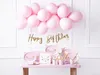 Geburtstag Katzen Party Dekoset 55 tlg. - rosa & gold Produktbild-Vorschau 1