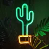 Néon LED décoratif vert cactus Voir les images du produit 1