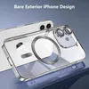 Pouzdro pro iPhone 12 Magnetické Ultra Tenké Průhledné Náhled obrázku produktu 2