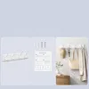SONGMICS Wandgarderobe, 4 Dreifach-Kleiderhaken, Produktbild-Vorschau 2