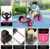 COSTWAY 12V Kinder Elektro Gokart mit LED Lichter, Go Kart Produktbild-Vorschau 3