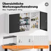Wiltec Werkzeugschrank aus Stahl grau 60x120x19cm Produktbild-Vorschau 4