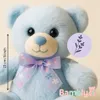 Bambly, knuffelbeer, pluche, knuffel, mascotte, blauw, Productafbeelding-voorbeeld 2