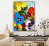 MuchoWow® - Leinwandbilder - Ölfarbe - Malerei - Blumen, Produktbild-Vorschau 7