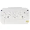 The back of a white digital alarm clock with various buttons and a sensor. Náhled obrázku produktu