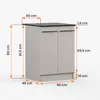 Unterschrank INEZ V, Küche, Küchenschrank zweitürig 60 cm Produktbild-Vorschau 9