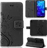 Handytasche für Huawei Y5 2019 Blumen Flip Cover Buchhülle Produktbild-Vorschau 1