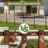 FIVMEN 10 Stück Dekorativer Gartenzaun aus Metall, Produktbild-Vorschau 5