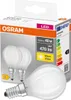 The image shows the packaging of OSRAM LED light bulbs, with two bulbs visible inside the box and one bulb in the foreground. Anteprima dell’immagine prodotto