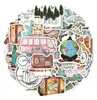 Stickers met reis-motieven - 50 stuks Productafbeelding-voorbeeld 1