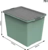 Rotho Aufbewahrungsbox mit Rollen 70L COMPACT ECO - Produktbild-Vorschau 4