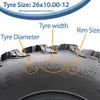 opony ATV 26x10.00-12 i 26x8.00-12 6-warstwowe P3080 OBOR Podgląd zdjęcia produktu 6